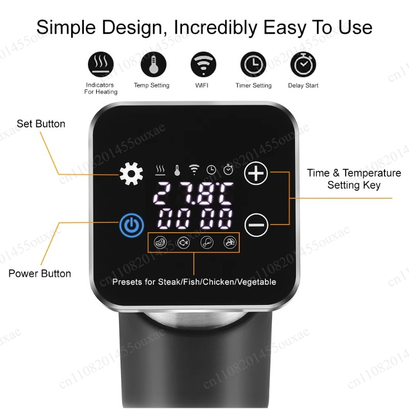 Sous Vide Immersion - Mesin Sous Vide WiFi 1300W Immersion