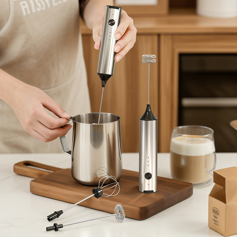 Milk Frother Automatic - Pengaduk Susu Otomatis Mini Cliton Stainless
