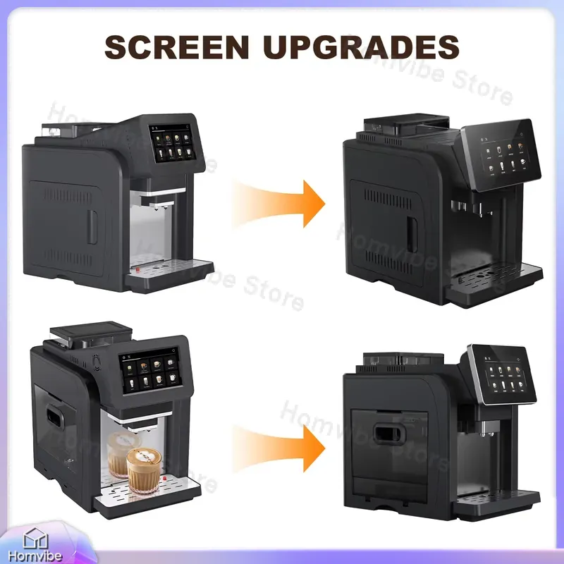 Milk Frother Automatic - Mesin Espresso Otomatis Layar Sentuh Warna