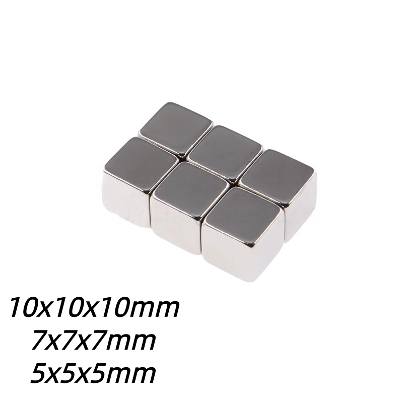 Kitchen Appliances Refrigerators - Magnet Persegi 5x5x5/7x7x7/10x10x10MM Magnet Berbentuk Kubus