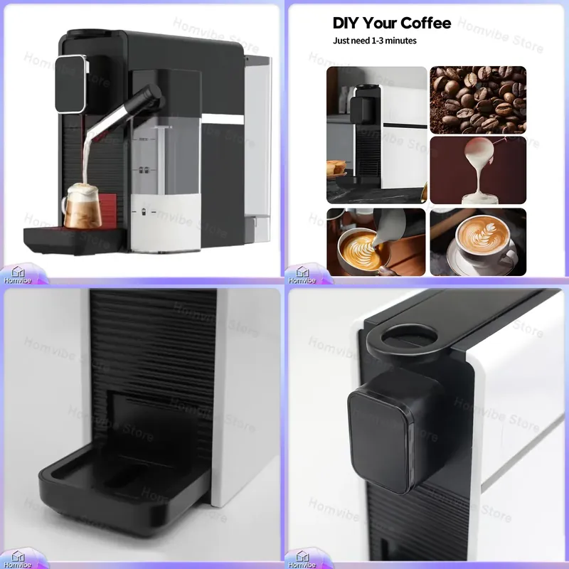Milk Frother Automatic - Mesin Kopi Espresso Portabel Pintar dengan