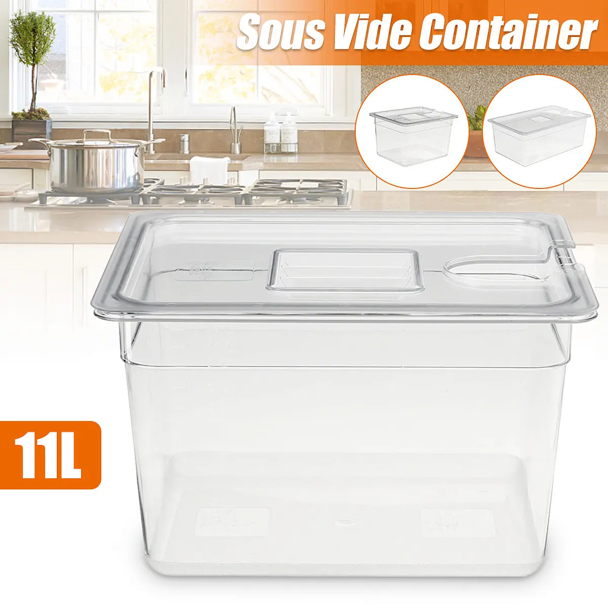 Sous Vide Immersion - Tangki Air Kontainer Sous Vide 6L