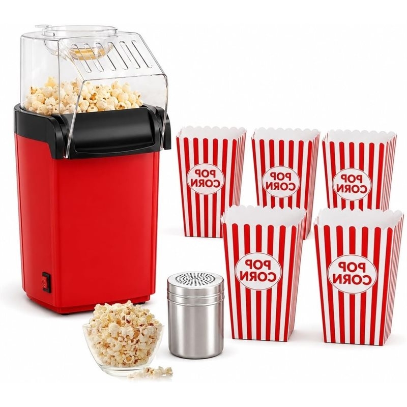 Air Popcorn Maker - Pembuat Popcorn Udara Panas Dengan 5
