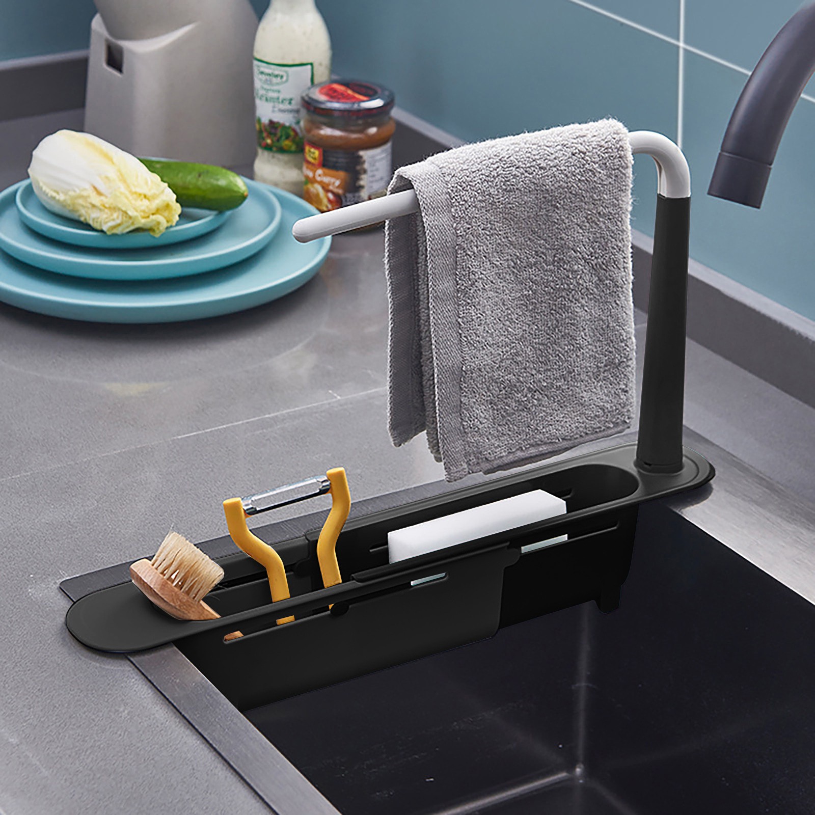 Elescopic rak pengering wastaf - Kitchen Appliances Gift ulasan dan harga