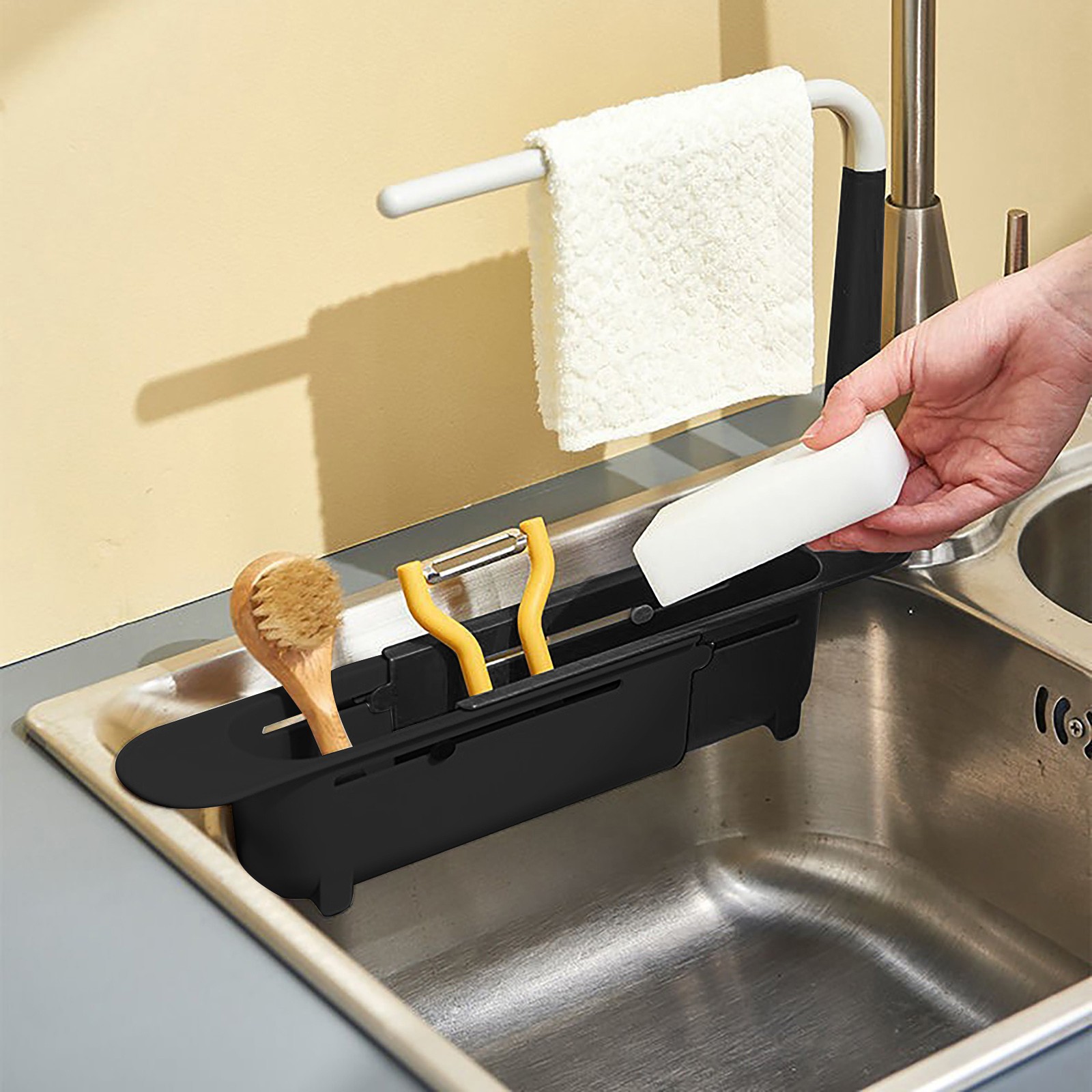 Elescopic rak pengering wastaf - Kitchen Appliances Gift ulasan dan harga