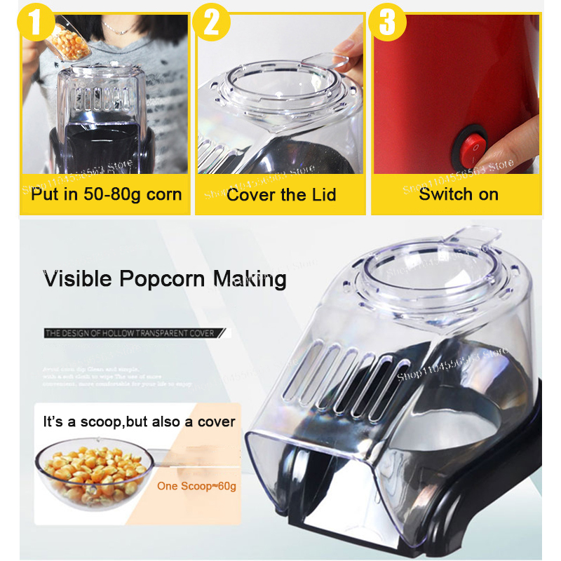 Mesin Pembuat Popcorn Tanpa Mi - Air Popcorn Maker ulasan dan harga
