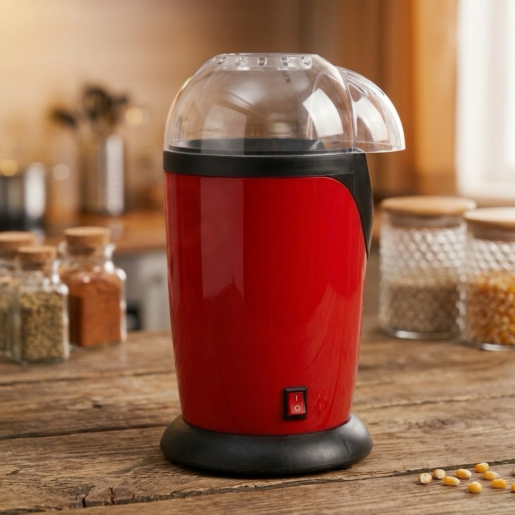 Pembuat Popcorn Udara Panas El - Air Popcorn Maker ulasan dan harga