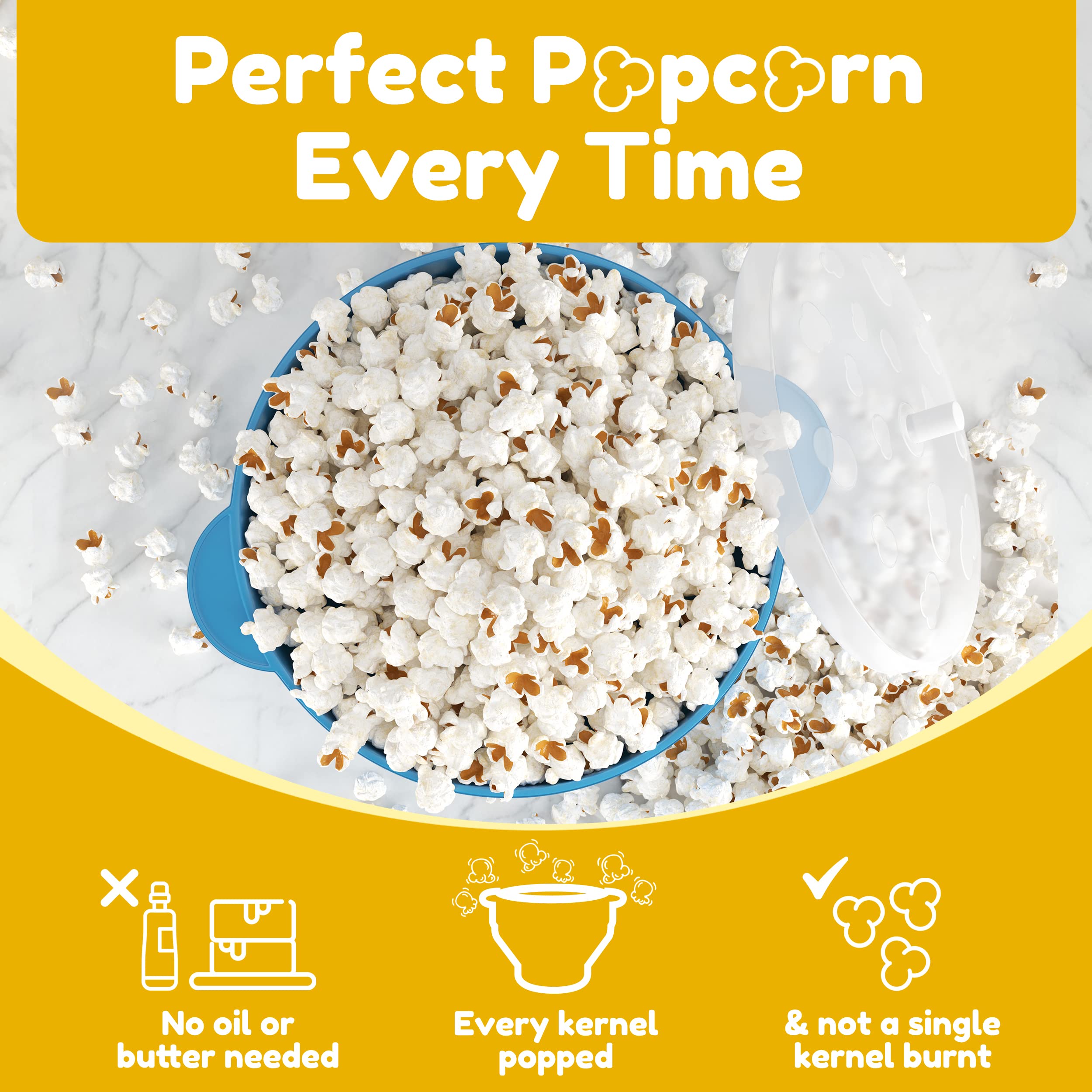 Popcorn Mikrowave Silikon Fenv - Air Popcorn Maker ulasan dan harga