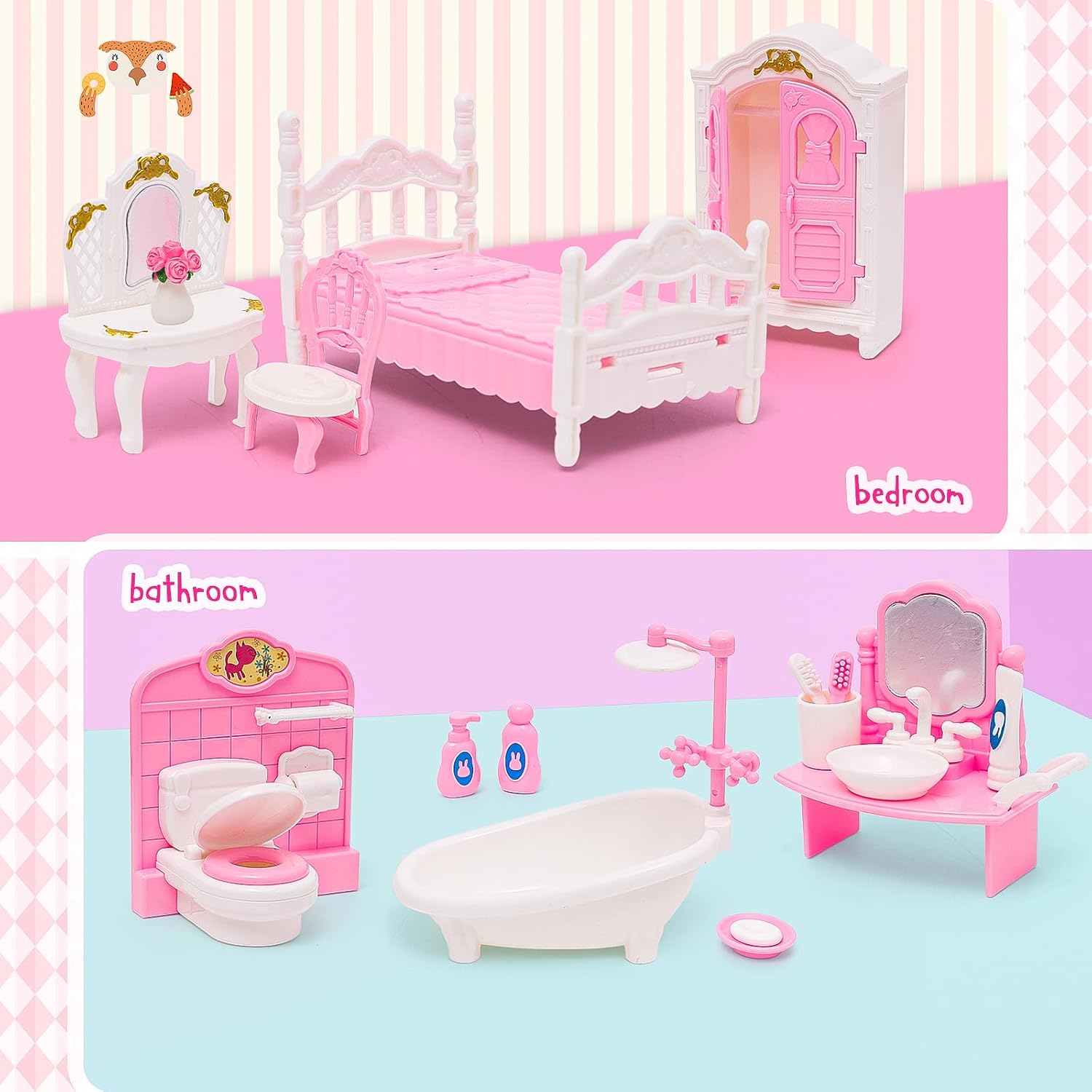 1:12 Rumah Boneka Truk Es Krim - Kitchen Appliances For Kids ulasan dan harga