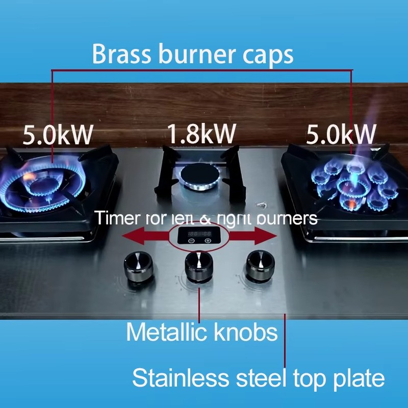 Kompor Gas LPG 3 Tungku dengan - Kitchen Appliances Built In ulasan dan harga