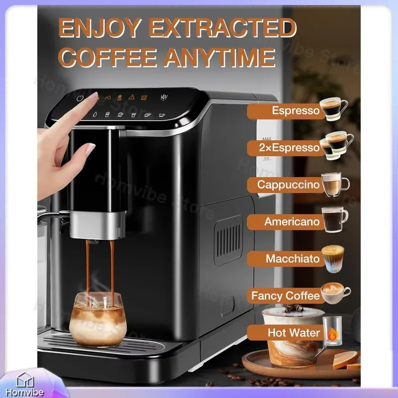 Mesin Espresso Otomatis 20 Bar - Milk Frother Automatic ulasan dan harga