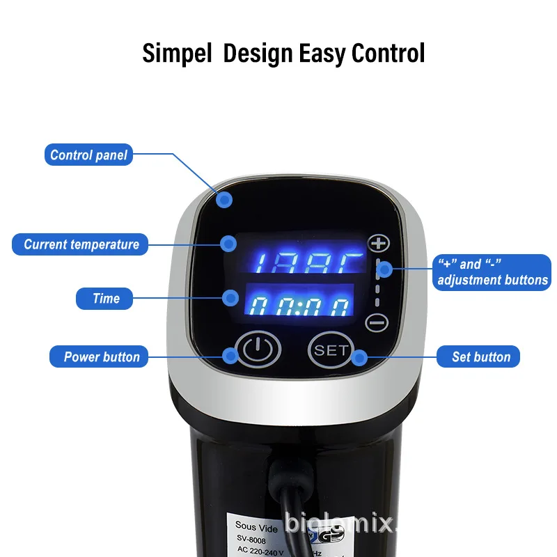 IPX7 Waterproof Sous Vide Prec - Sous Vide Immersion ulasan dan harga