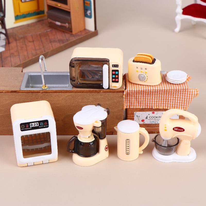 1 Set 1 12 Pembuat Kopi Miniat - Kitchen Appliances For Kids ulasan dan harga
