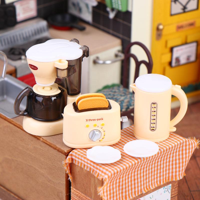 1 Set 1 12 Pembuat Kopi Miniat - Kitchen Appliances For Kids ulasan dan harga